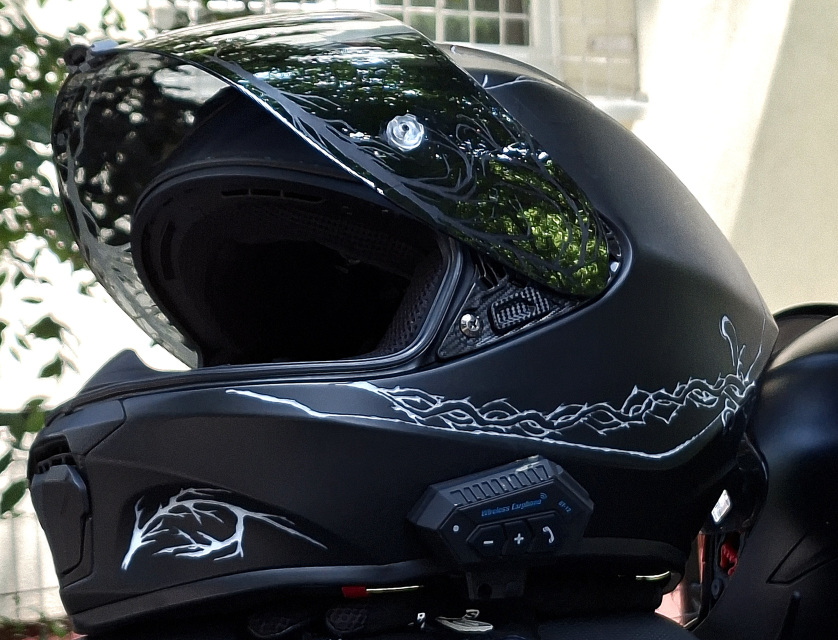 motorcycle crash protection slider guard engraving